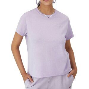 Champion Women’s The Classic Crewneck T‑Shirt NWT XL Morning Dew Lavender